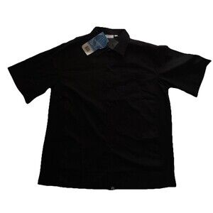 Chef Works Men’s Black Cool Vent Chef Shirt Size L – Short Sleeve, NWT